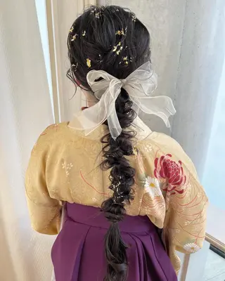ロング ヘアアレンジ サソウ ユリエ🥥のヘアスタイル