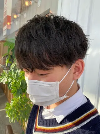 ショート パーマ メンズ KAITO メンズ/ メンズカット/パーマのヘアスタイル