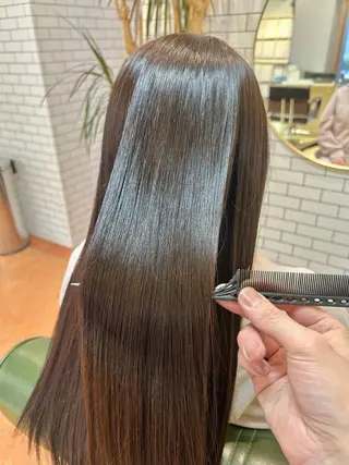 ロング カラー 石井 佑樹のヘアスタイル