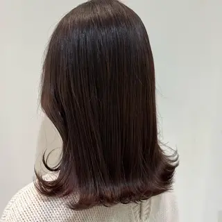 セミロング 🎀tomoka /透明感カラー🎀のヘアスタイル