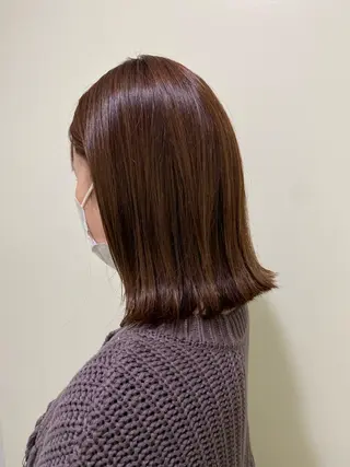 ミディアム カラー ヘアアレンジ レイヤー🌟艶カラー 🕊まやのヘアスタイル