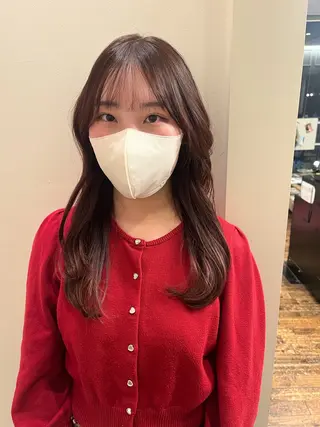 セミロング 【美ボブ.艶カラー. 梅田茶屋町】midoのヘアスタイル