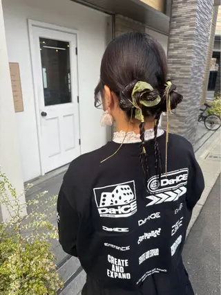 ロング ヘアアレンジ 美髪× ヘアセット✨Araiのヘアスタイル