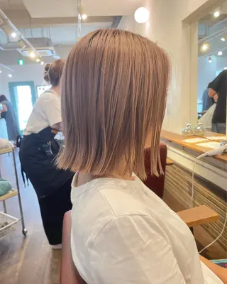 ミディアム カラー 髪質改善 🧶小林賢人のヘアスタイル