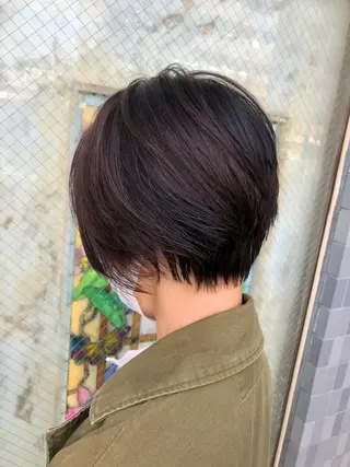 ショート カラー 鷺沼駅徒歩1分 キシタクのヘアスタイル