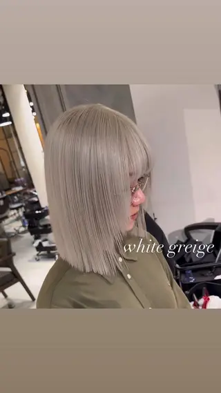 ミディアム カラー 💜ハイトーン💛 マジカルかいちゃんのヘアスタイル