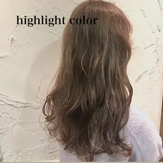 ロング カラー 透明感カラー👑 井上美乃里のヘアスタイル