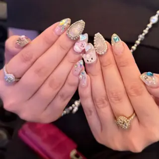 ネイル RICO Nail パーツつけ放題🌈のネイルデザイン