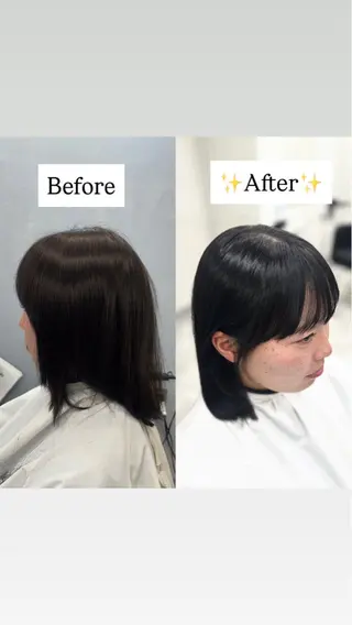 ミディアム 🤎モデル募集/韓国 ヘア/MIYU🤎のヘアスタイル