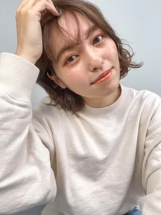 ミディアム アートディレクター ワダヒサノリのヘアスタイル