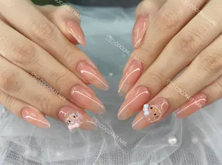 ネイル 神田 ココナッツのネイルデザイン