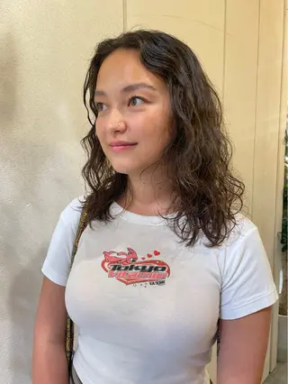 パーマ 狩野 羅夢のヘアスタイル