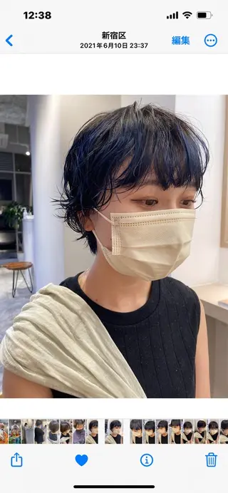 ショート 宮城 星のヘアスタイル