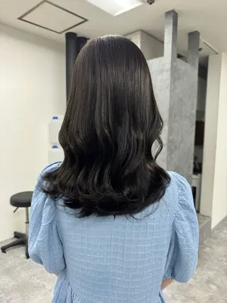 セミロング 髪質改善メニュー 長井 美佐子のヘアスタイル