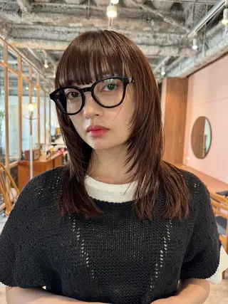 ショート カラー パーマ CEINE OURのヘアスタイル