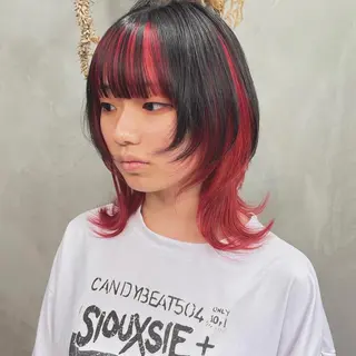 ミディアム カラー RorriM natsuのヘアスタイル