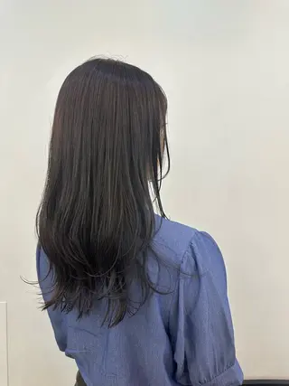 ロング カラー さとう あやかのヘアスタイル