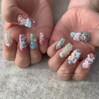 ネイル AERA nail shino🐱⸝꙳のネイルデザイン