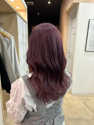 セミロング カラー 🪽髪質改善矯正 🤍MIU🤍のヘアスタイル