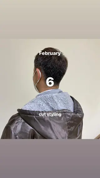 ショート メンズ 山崎 航のヘアスタイル