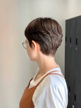 ショート SNSモニター募集！ くせ毛特化/大村のヘアスタイル