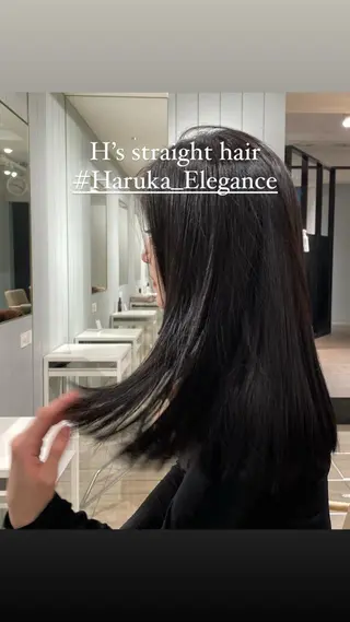 ロング 森 はるかのヘアスタイル