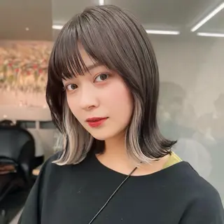 カラー nao 艶カラー🌙* :ﾟのヘアスタイル
