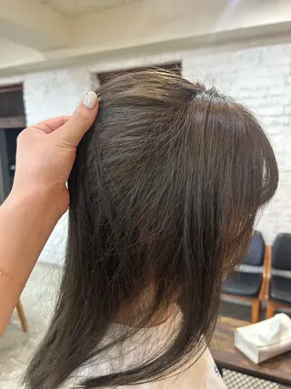 ミディアム ベージュ/透明感/ レイヤー/あやか💕のヘアスタイル