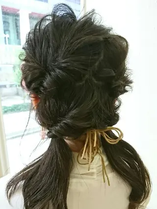 ミディアム 遠藤 拓馬のヘアスタイル