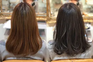 セミロング カラー ✨デザインカラー✨ ハイトーン　森貴章のヘアスタイル