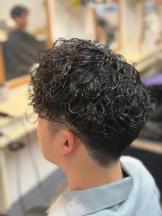 パーマ メンズ メンズ特化/パーマ/ フェードWATARUのヘアスタイル