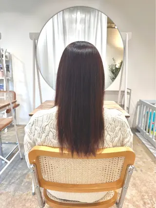 セミロング カラー Time is mummyのヘアスタイル
