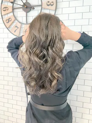 ロング カラー ヘアアレンジ 韓国hair🦋 Nanaのヘアスタイル