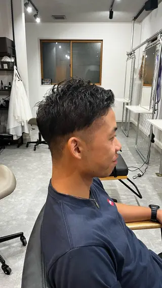 メンズ メンズパーマ WATARUのヘアスタイル