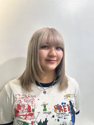 ミディアム カラー パーマ ヘアアレンジ 暖色💖ツヤ髪💖 masae🌼のヘアスタイル