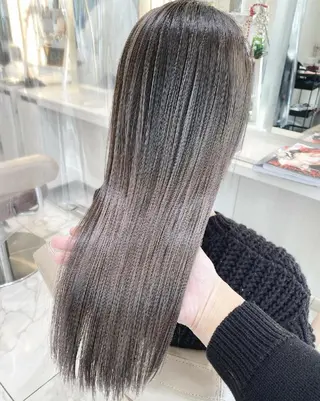ロング カラー ＡＳＨ大宮/ブリーチ 髪質改善/カラーのヘアスタイル