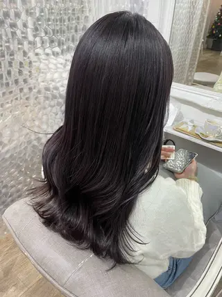 ロング カラー Ria🌙*ﾟ 艶カラーのヘアスタイル