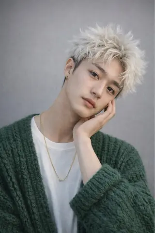 ショート カラー パーマ ヘアアレンジ メンズ メンズNo.1美容師 Coshoのヘアスタイル