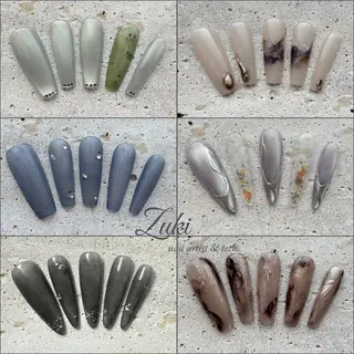 ネイル zuki🌔nail ┆堺筋本町・心斎橋のネイルデザイン