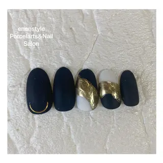 ミディアム ネイル 👑enen style👑のネイルデザイン