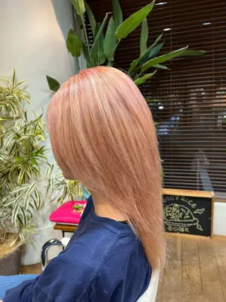 セミロング カラー Shouei  のヘアスタイル