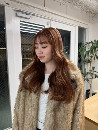 セミロング カラー 🎀 liz🎀のヘアスタイル