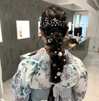 ヘアアレンジ 🦋Misaki🦋 メンズパーマ/着付けのヘアスタイル