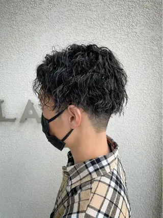 ショート パーマ メンズ LAP.s 中嶋　諒のヘアスタイル