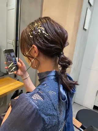 ヘアアレンジ 韓国🇰🇷透明感 ERIのヘアスタイル
