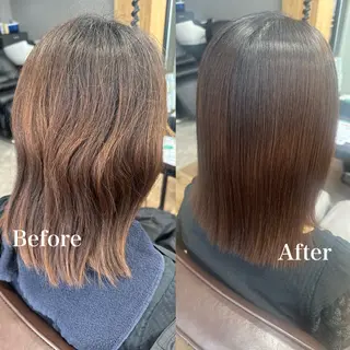 ミディアム Azule なつめのヘアスタイル