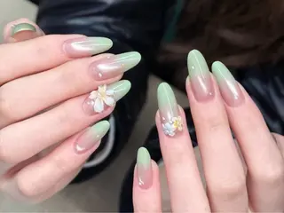 ネイル H3 Nail Tsuki🦋💙のネイルデザイン