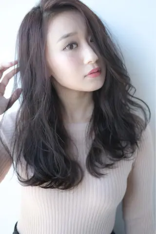 セミロング MIRIM栄 野田航生のヘアスタイル