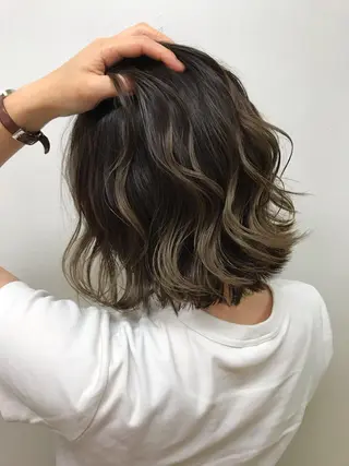 ミディアム 藤中 隆悟のヘアスタイル