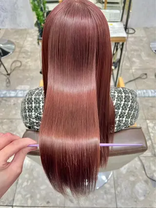 ロング 髪質改善カラー 指名No.1👑のヘアスタイル